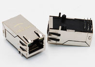 Through Hole Ethernet Lan RJ 45 Connector With 1000 Base - T Integrated Transformer